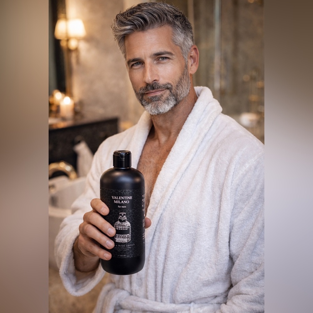 Valentine Milano For Men Hand & Body Lotion 500 Ml Large Bottle